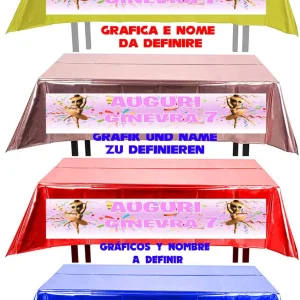 Ballerina Cappuccina Tovaglia Compleanno Ballerina Cappuccina