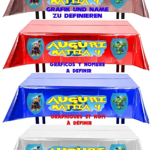 Avengers and friends Tovaglia Compleanno