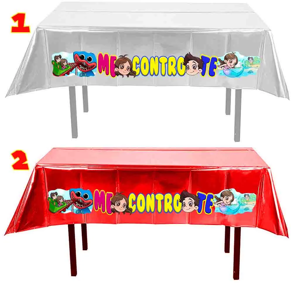 Tovaglia Compleanno Me contro Te Sofia e Lui Personalizzabile - immagine 2