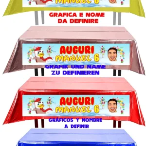 Bellafaccia and company Tovaglia Compleanno