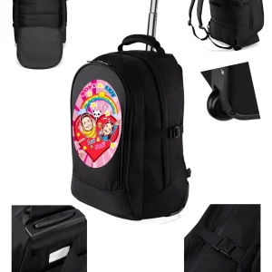 Trolley Zaino Sofi e Lui Slime Lab ROSA CUORE
