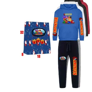 Among-us and company Tuta felpata Completa