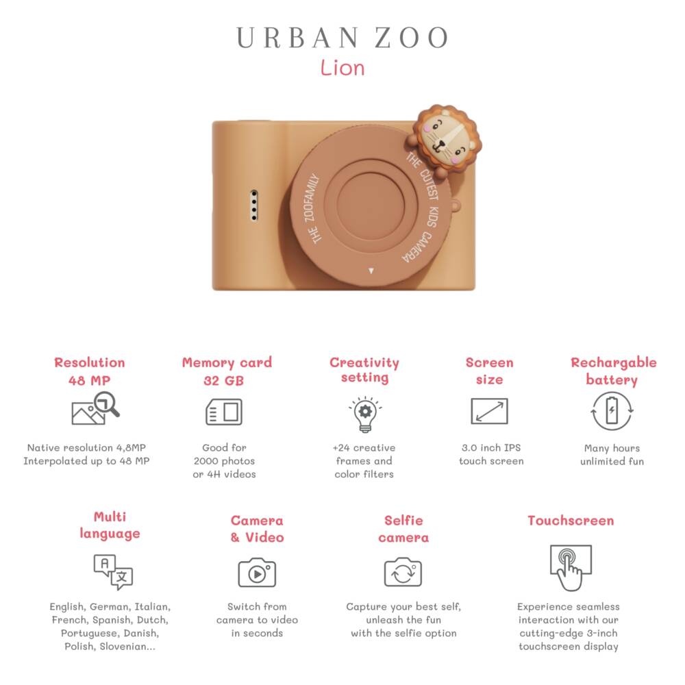 Foto e Video Digital Camera Leone-Urban Zoo - immagine 3