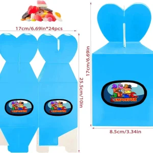 Amongus scatole da party per Regalini Festa Scatola di Caramelle per Feste,Compleanno,Bomboniere ,Tema Personalizzabile!!! Festa di Compleanno Bambini