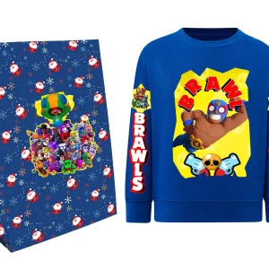 Felpa Brawl Stars senza cappuccio 1352