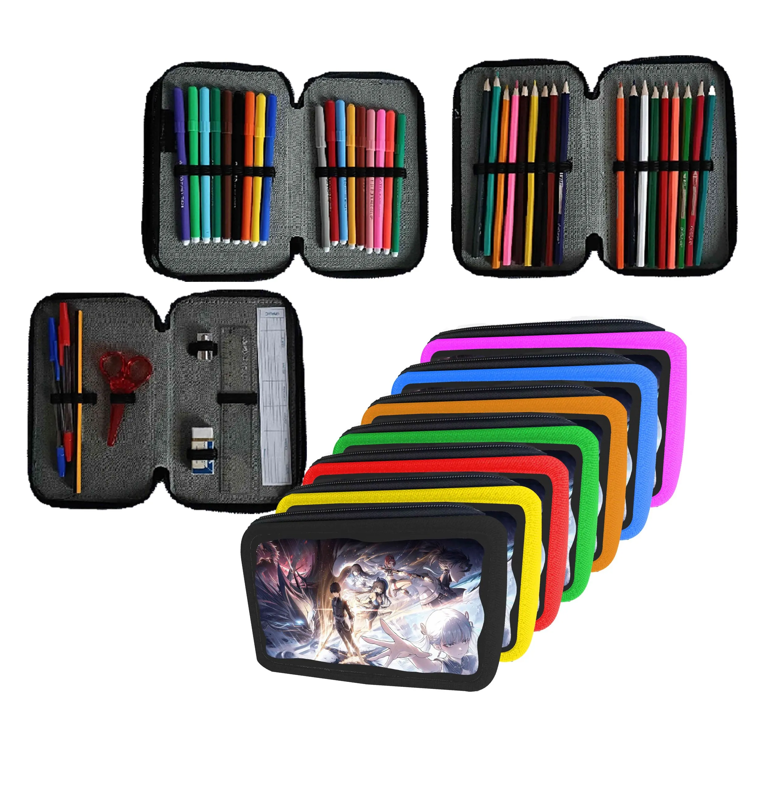 Whutering Gamer Astuccio scuola Completo 3 zip