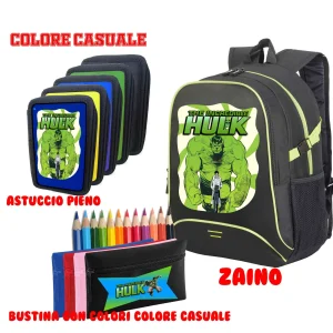 Hulk and Friends Kit Zaino Scuola 0607 2351