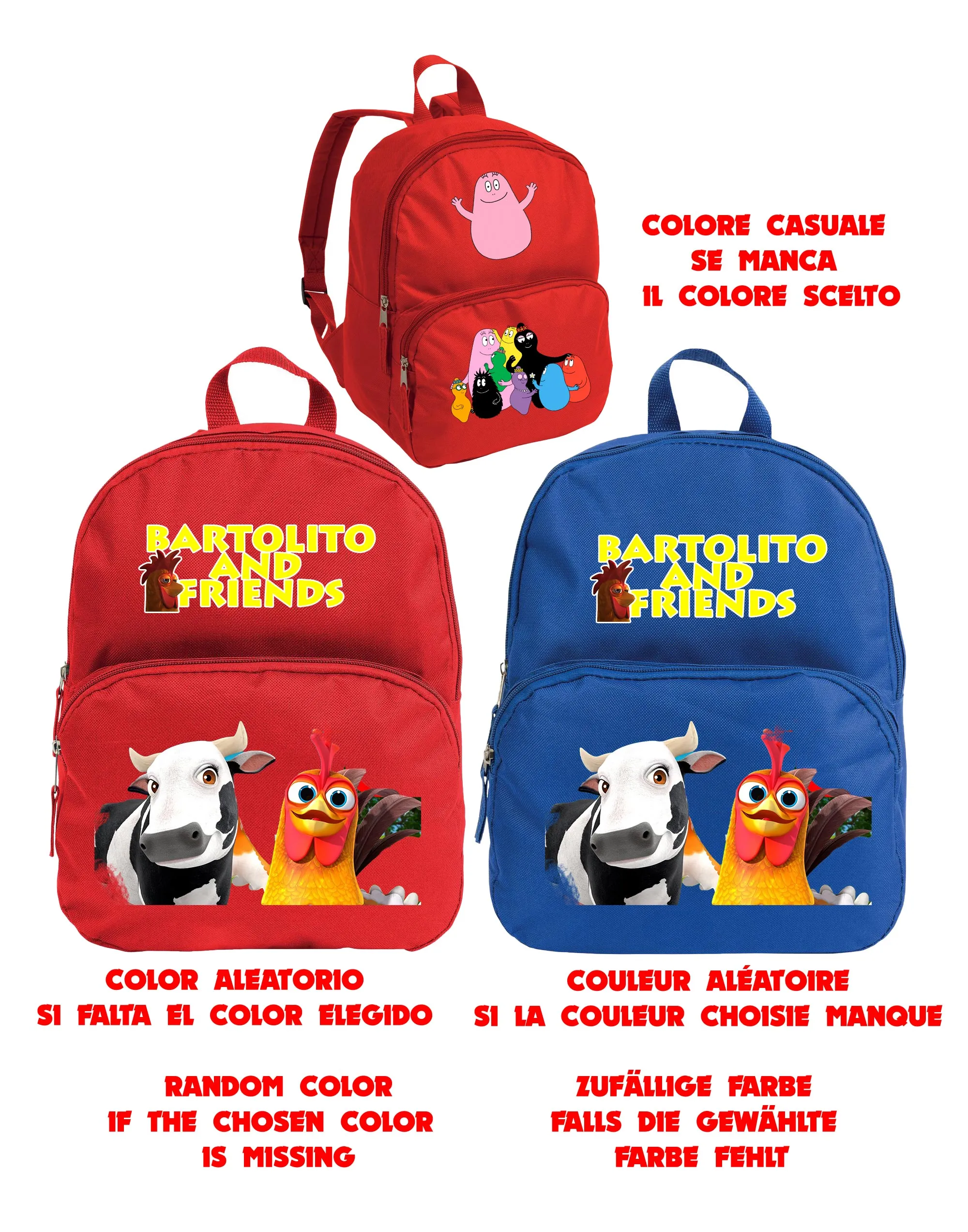 Bartolito Kinder Rucksack Jungen DE - immagine 2