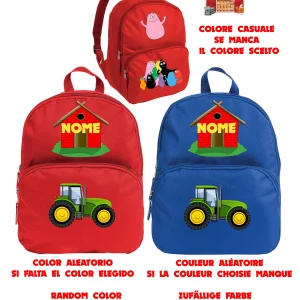 Zaino asilo trattore john deere