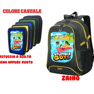 Stumble Guys and Friends Kit Zaino Scuola Zaias 1407 0234