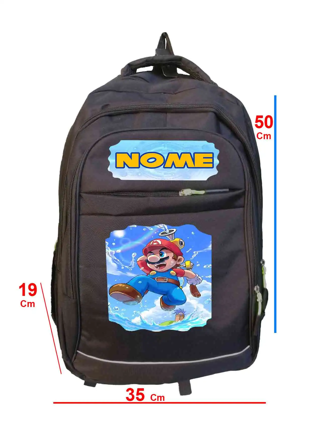 Supermario acquaman and friends Prime Zaino Scuola