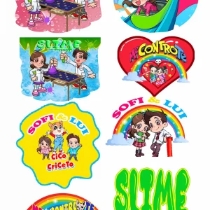 Adesivi stickers Sofia e Lui Personalizzati