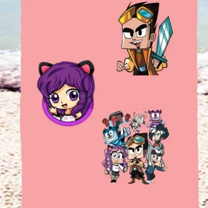 Anna Wgf Telo Mare in Microfibra grafica Personalizzata(90x170cm)