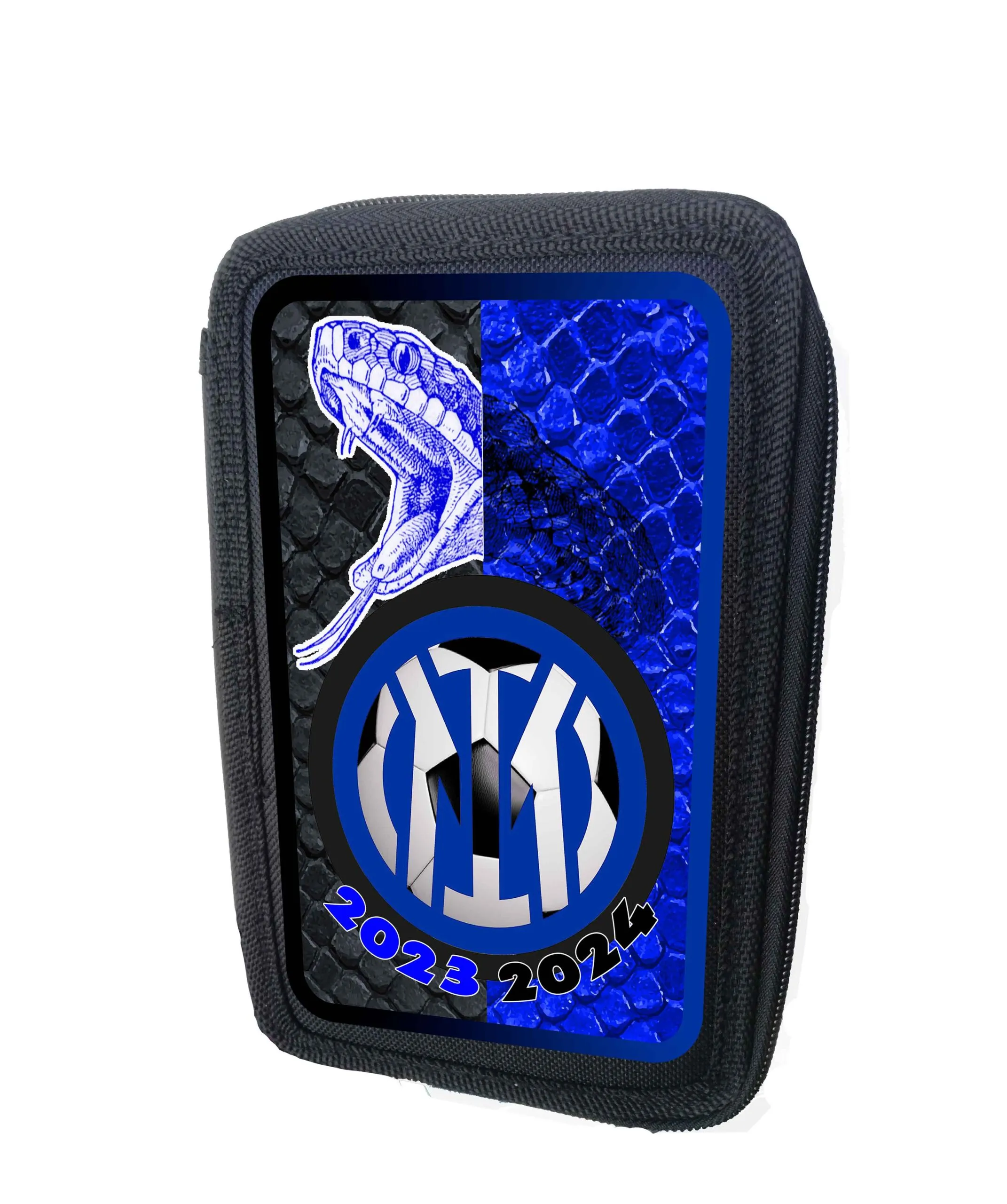 Scudetto 2023/2024 Astuccio Neroazzurri portacolori 3 zip - immagine 2