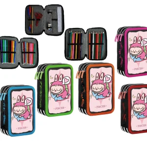 Astuccio scuola Completo 3 zip