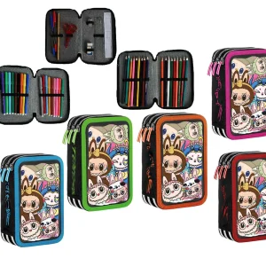 Astuccio scuola Completo 3 zip