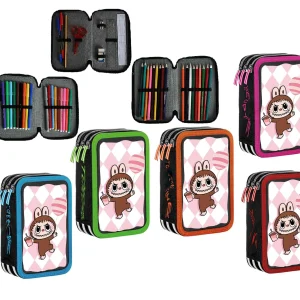 Astuccio scuola Completo 3 zip