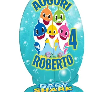 Baby Shark Centrotavola Scenografico per Compleanno