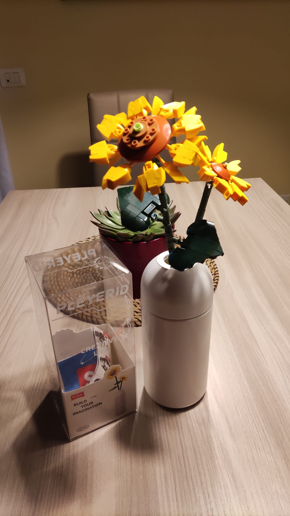 BCS108 FIORE TIBOUCHINA CON VASO - immagine 3