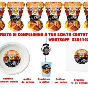 Anime Festa di compleanno Kit allestimento Party