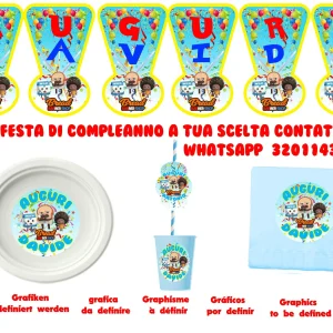 BarberShop and friends kit Festa Compleanno per 8 persone e piu’