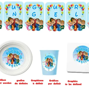 Alvin kit compleanno