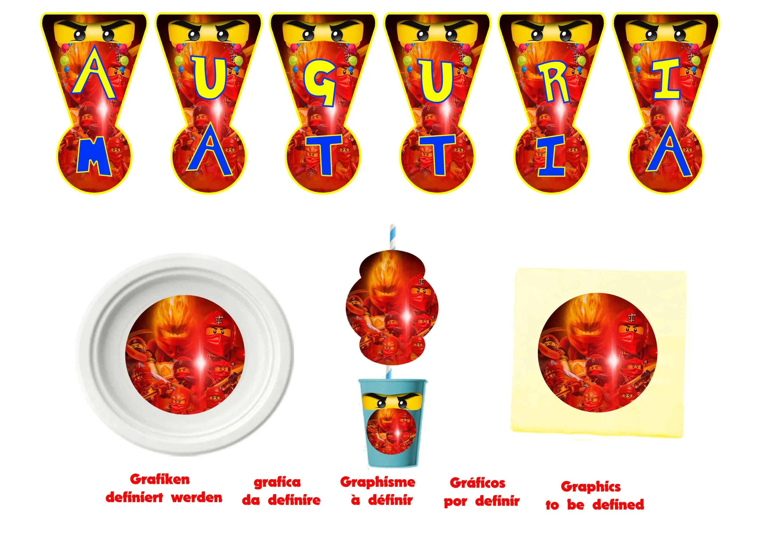 Ninja and friends Fiesta de cumpleaños