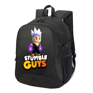 Stumble Guys and friends dark Zaino Scuola Personalizzato
