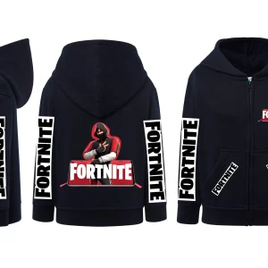 ICONIC Fortnite Felpa Con Cappuccio GRAFICA DOPPIA