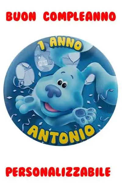 Blue s clues and Friends Compleanno Personalizzabile Festone