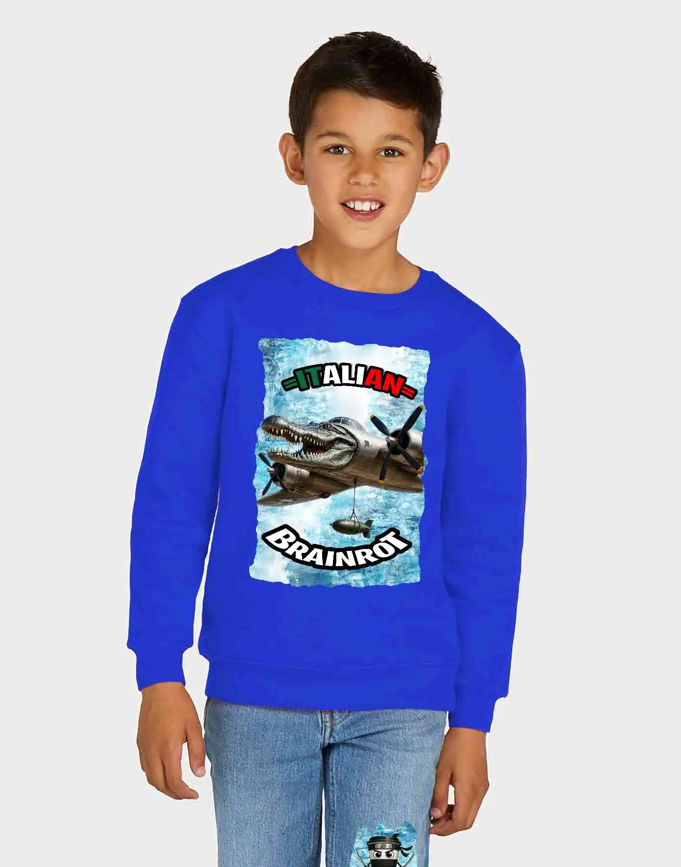 Brainrot Bombardiro Felpa Pesante Invernale