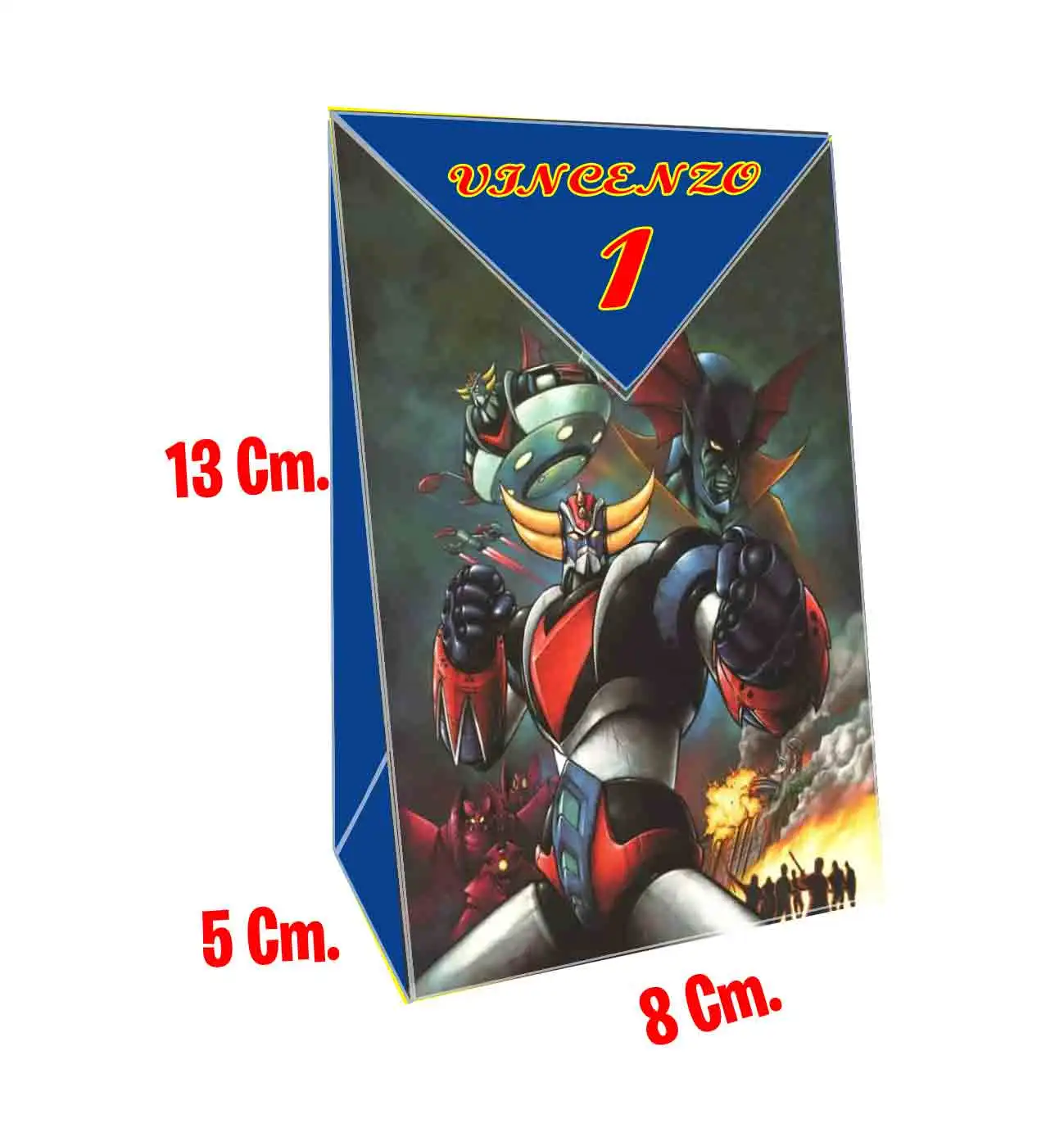 Scatoline Goldrake and friends per regalini fine festa Comunione