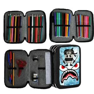 Astuccio scuola Brainrot Cappuccino Assassino Completo 3 zip 0312