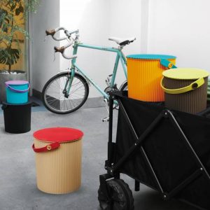 Secchiello Bicolore Marrone&Lime