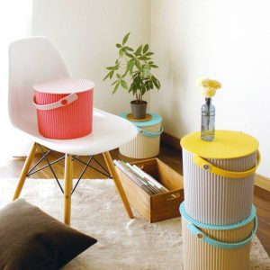 Secchiello Bicolore Flamingo&Rosa