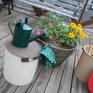 Secchiello Bicolore Avorio&Marrone