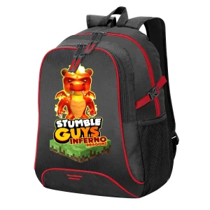 Stumble Guys Inferno Dragons Zaino Scuola Personalizzato