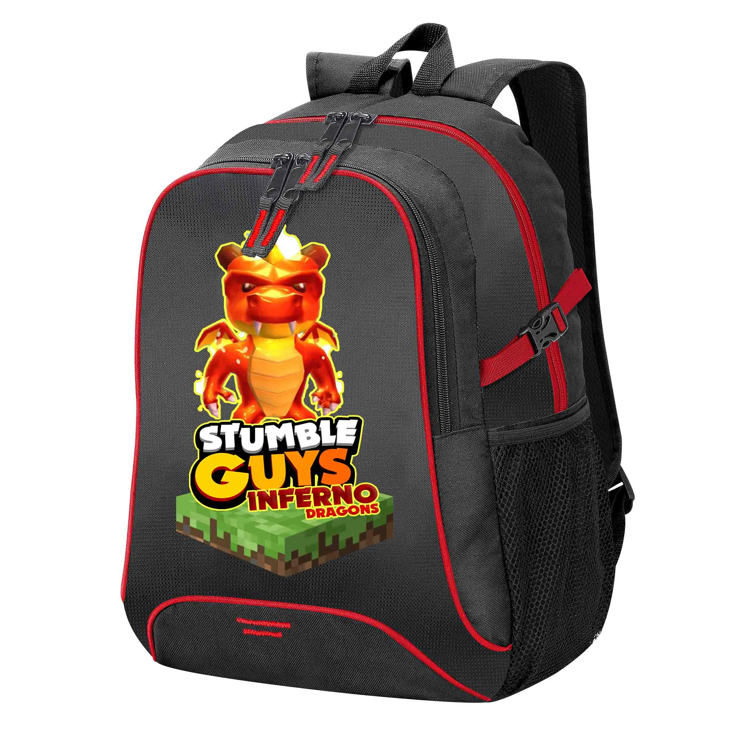 Stumble Guys Inferno Dragons Zaino Scuola Personalizzato