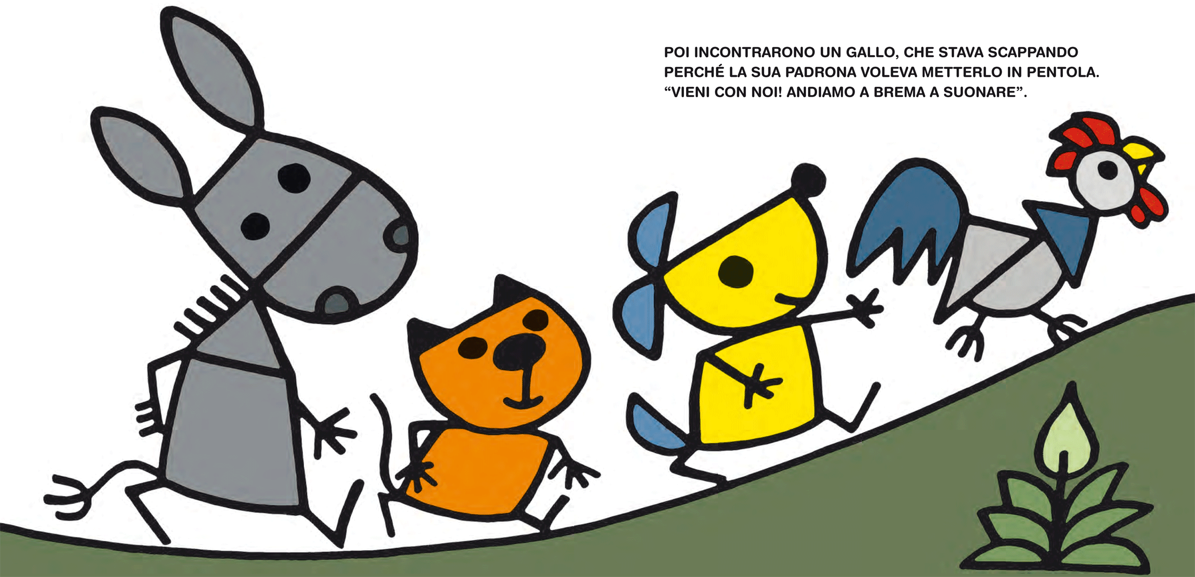 I musicanti di Brema. Le mini fiabe di Attilio. - immagine 6