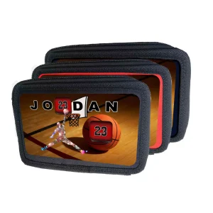 Astuccio jordan portacolori 3 cerniere zip