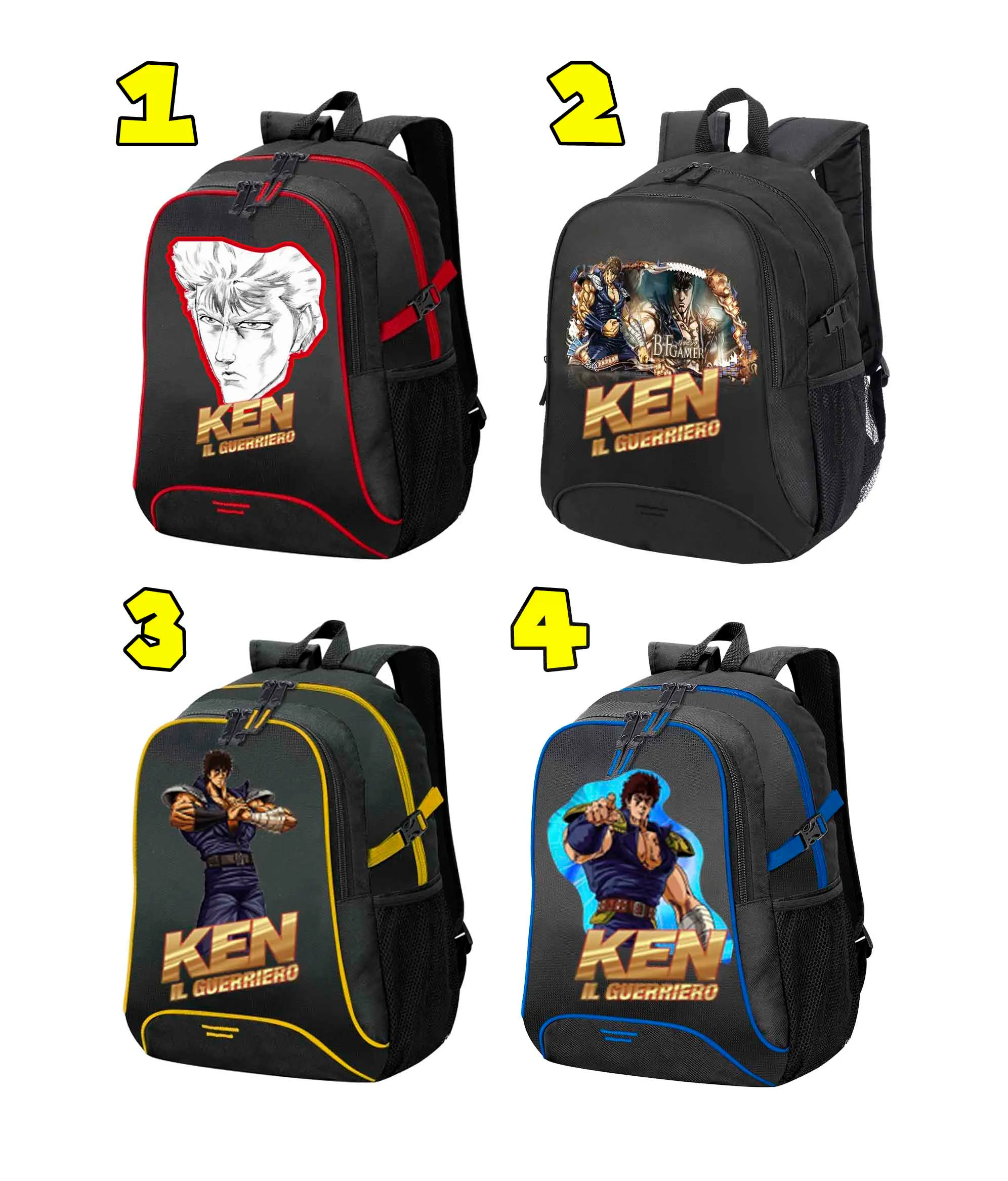 Ken il Guerriero Zaino Scuola - immagine 2