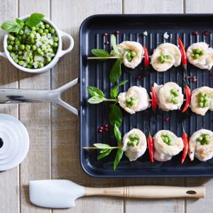 Grill Antiaderente con Manico