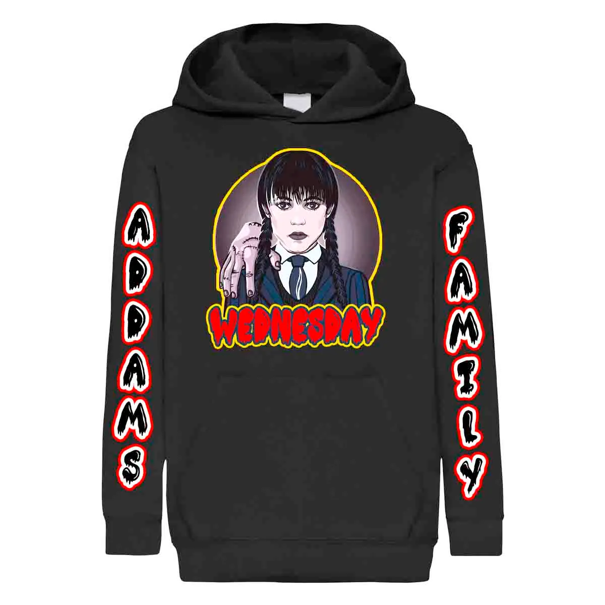 Wednesday Addams Family Felpa IT - immagine 2