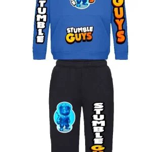 Stumble Guys Ninja Blu Tuta con Cappuccio