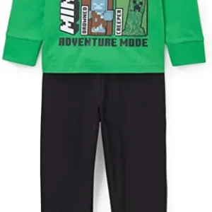 Minecraft and friends Pigiama Estivo Cotone