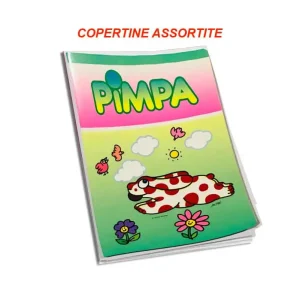 Quaderno maxi Formato A4 (21Cm X 29,7Cm)  Pimpa Per Elementari E Medie– Carta 80G/Mq