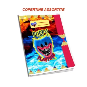 Quaderno maxi Formato A4 (21Cm X 29,7Cm)  Huggy Wuggy poppy playtime Per Elementari E Medie– Carta 80G/Mq