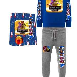 Freddy and company Tuta felpata LH Confezione  regalo Natale