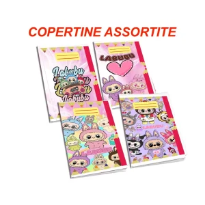 Quaderno Labubu maxi Formato A4 (21Cm X 29,7Cm) Per Elementari E Medie