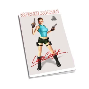 Quaderno Lara Croft  maxi Formato A4 (21Cm X 29,7Cm) Per Elementari E Medie